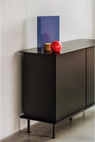 Fekete komód kábellyukkal 120x88x50 cm Suumo – noo.ma