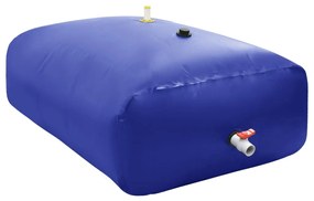 összecsukható PVC víztartály csappal 2100 L