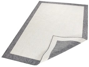 Panama szürke-krémszínű kültéri szőnyeg, 80 x 250 cm - NORTHRUGS