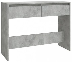 betonszürke szerelt fa dohányzóasztal 100x35x76,5 cm