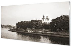 Üvegképek Krakow folyó híd 120x60cm