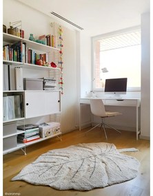 Bézs mosható kézi szövésű pamut gyerek szőnyeg 120x180 cm Monstera Natural – Lorena Canals