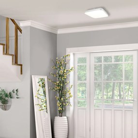EKO LIGHT EK5364 AJAX Négyzetes Mennyezeti Lámpa Fehér LED IP20
