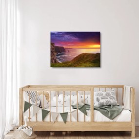 Üveg kép - Cliffs of Moher (70x50 cm)
