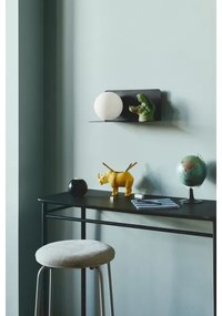 Nordlux - Fali lámpa polccal LILIBETH 1xE14/25W/230V fekete