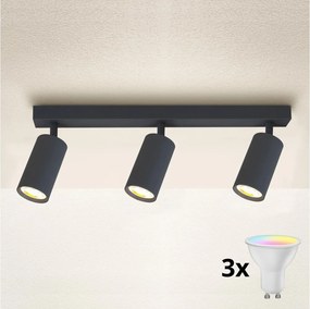 Brilagi - LED dimmelhető spotlámpa SELE 3xGU10/6W/230V antracit