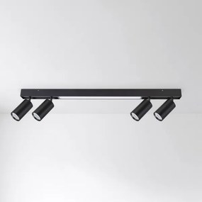 Brilagi - LED spotlámpa SELE 4xGU10/30W/230V + LED/20W fekete