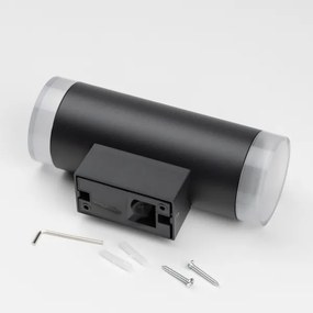 BRILAGI - RGBW LED kültéri fali lámpa MATERA 2xGU10/4,8W/230V fekete IP54