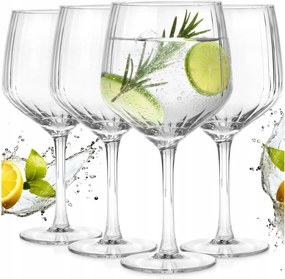 4x Ginu poharak aperola koktélok víz nagy pohár szett 580 ml