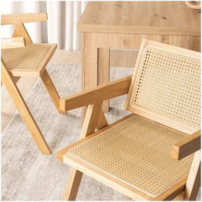 Étkezőszék Tölgy/Bézs Színben. MADERA