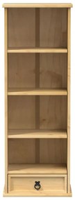 Corona tömör fenyőfa CD-szekrény 40 x 30 x 110 cm