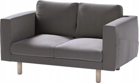 Dekoria Norsborg 2 személyes kanapé huzat Ikea barna