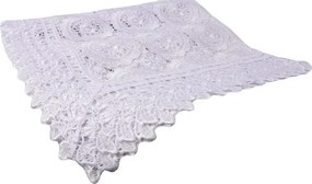 Abrosz Gipszkartonnal 160x300 Csipkével Fehér Ecru