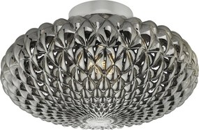 DAR LIGHTING BIB3010 BIBIANA Modern Mennyezeti Lámpa Füstös, Csiszolt Króm G9 IP20
