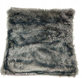 Dekorációs Párnahuzat 45 x 45 cm Szőrmés Szürke