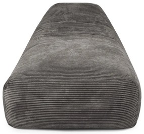 Mustársárga kordbársony babzsákfotel Snug Long 140 – SLOWDOWN