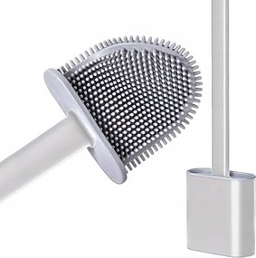 Wc kefe WC-ülőke szilikon lapos fehér falra akasztható