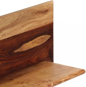 2 db tömör kelet-indiai rózsafa fali polc 58x26x20 cm