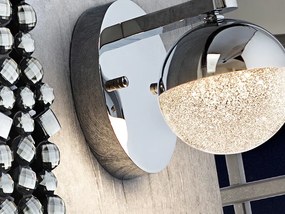 SCHULLER 793168 SPHERE Króm Színű Fali Lámpa LED 5W IP20