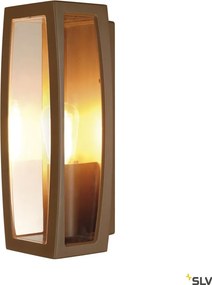 SLV 230657 MERIDIAN Modern Kültéri Fali Lámpa Rozsdás E27 IP54