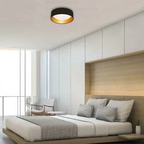 Brilo 3482-015 - LED Mennyezeti lámpa MAILA STARRY LED/12W/230V fekete/arany