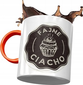 Narancssárga Bögre Vicces Cool Süti Nyomtatott Fotóval