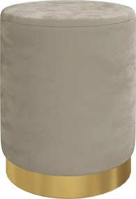 vidaXL sötétszürke kerek bársonyülőke tárolóval 31 x 37 cm