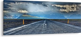 Kép egy viharról az úton (120x50 cm)