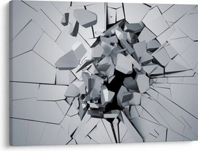 3D absztrakciós kép (70x50 cm)