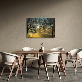 Napkelte képe (üvegen) (70x50 cm)