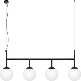 KAJA K-4883 FARO Fekete Színű Függeszték 4xE14 10W IP20