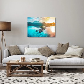 Üveg kép - Bora Bora (70x50 cm)