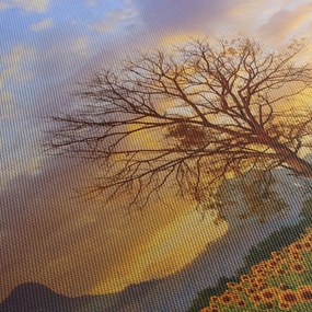 Kép - Táj napraforgóval (90x60 cm)