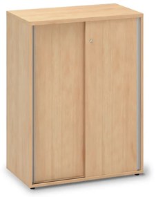 ProOffice közepes szekrény tolóajtókkal 80 x 45 x 106,3 cm vadkörte