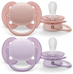 Baba cumi Ultrasoft Premium Avent 0 - 6 hónap 2 darab lány, vel. 0-6 h
