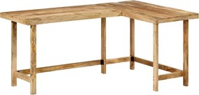 vidaXL íróasztal 165x110x75 cm tömör fa Mango