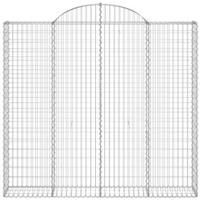 11 db íves horganyzott vas gabion kosár 200x50x180/200 cm