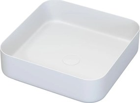 LJORDAL 40x40 cm ráépíthető mosdó, acél/fehér