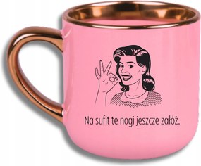 Bögre Rózsaszín Elegáns Nagy Mennyezetre Ezeket A Lábakat Vedd Fel