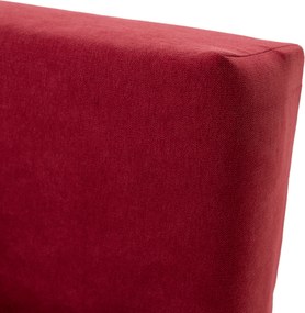 Kihúzható kanapé, piros, ALADA