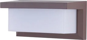 Brilagi - LED RGBW kültéri fali lámpatest BRICKY 1xE27/15W/230V barna IP54