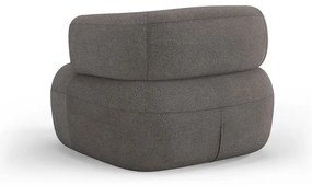 Szürke buklé fotel Jenny – Micadoni Home