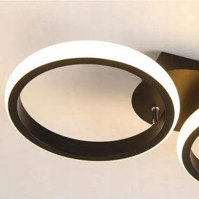 LED dimmelhető mennyezeti lámpa LED/30W/230V 3000-6500K fekete Wi-Fi Tuya + távirányító