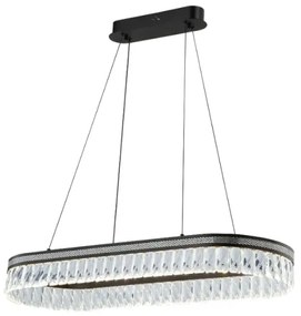 LED fényerőszabályozható kristálycsillár kábelen függő THALIA LED/50W/230V 3000-6000K + távirányító