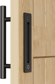 Tolóajtó Tartó 30 CM Alumínium Fekete