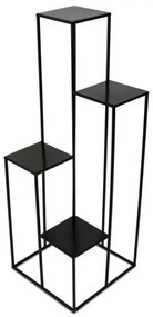 Virágállvány 100x40 cm fekete