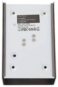 Modern fali lámpa gunmetal színben, 2-lámpás - Otan S