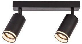 PIPE spotlámpa 2xGU10/10W/230V fekete