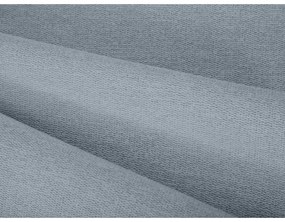 Világoskék kárpitozott ágyneműtartós franciaágy ágyráccsal 200x200 cm Casey – Mazzini Beds