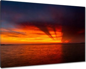 Vászonkép 100x70 Tenger naplemente